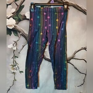 Colorful Striped Kids Leggings